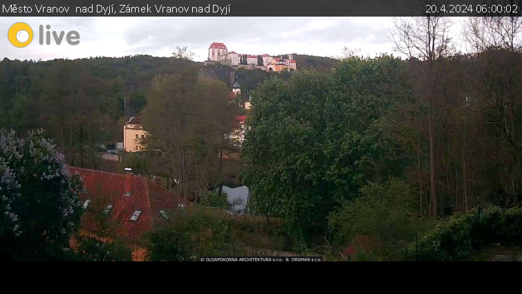 Město Vranov  nad Dyjí - Zámek Vranov nad Dyjí - 20.4.2024 v 06:00