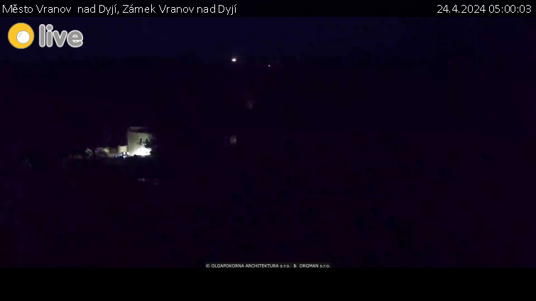 Město Vranov  nad Dyjí - Zámek Vranov nad Dyjí - 24.4.2024 v 05:00