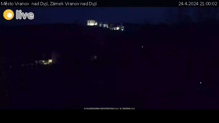 Město Vranov  nad Dyjí - Zámek Vranov nad Dyjí - 24.4.2024 v 21:00
