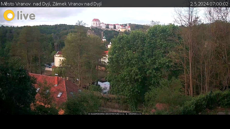 Město Vranov  nad Dyjí - Zámek Vranov nad Dyjí - 2.5.2024 v 07:00