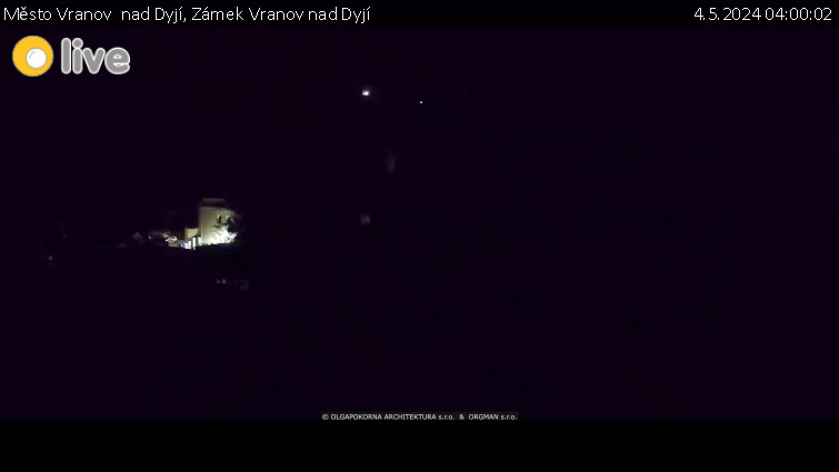 Město Vranov  nad Dyjí - Zámek Vranov nad Dyjí - 4.5.2024 v 04:00