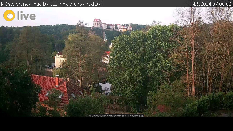 Město Vranov  nad Dyjí - Zámek Vranov nad Dyjí - 4.5.2024 v 07:00