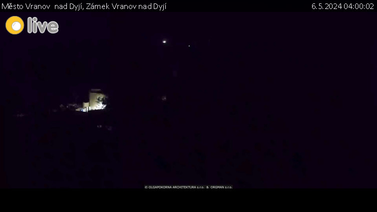 Město Vranov  nad Dyjí - Zámek Vranov nad Dyjí - 6.5.2024 v 04:00