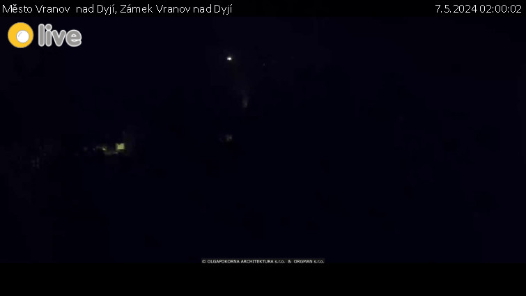 Město Vranov  nad Dyjí - Zámek Vranov nad Dyjí - 7.5.2024 v 02:00