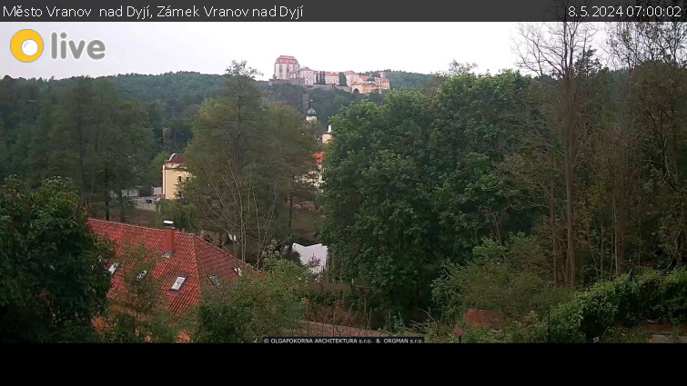 Město Vranov  nad Dyjí - Zámek Vranov nad Dyjí - 8.5.2024 v 07:00