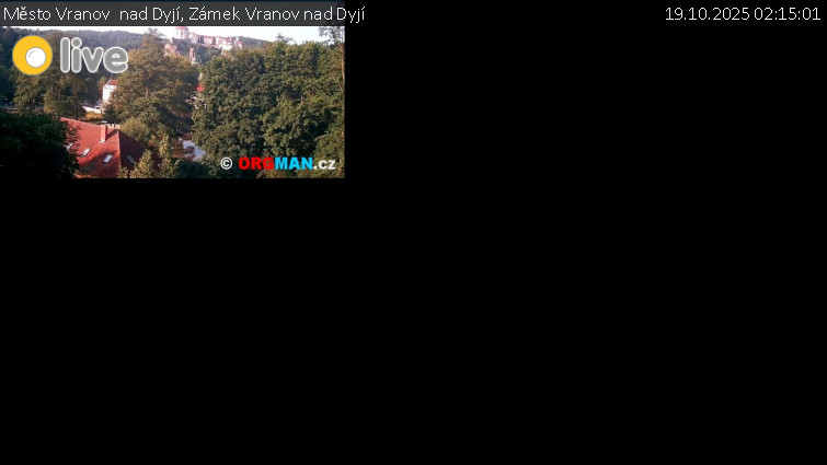 Město Vranov nad Dyjí - Zámek Vranov nad Dyjí - 19.10.2025 v 02:15 Město Vranov nad Dyjí - Zámek Vranov nad Dyjí - 19.10.2025 v 02:15
