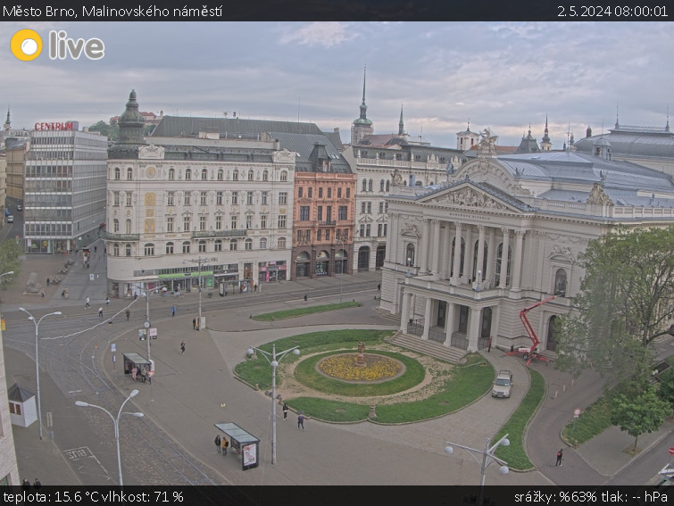 Město Brno - Malinovského náměstí - 2.5.2024 v 08:00