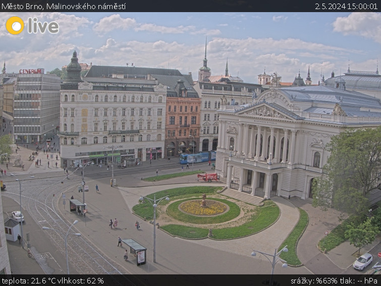 Město Brno - Malinovského náměstí - 2.5.2024 v 15:00