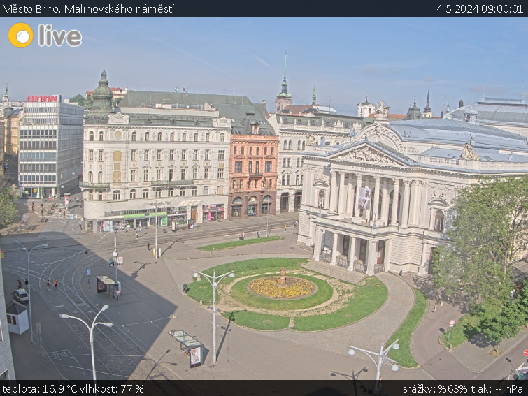 Město Brno - Malinovského náměstí - 4.5.2024 v 09:00