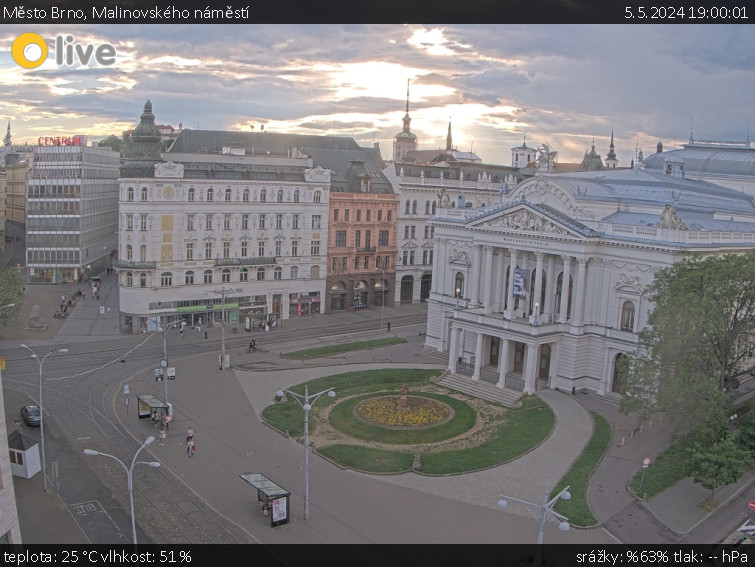 Město Brno - Malinovského náměstí - 5.5.2024 v 19:00