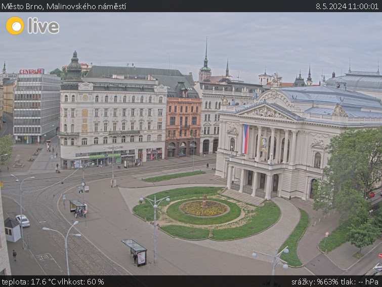 Město Brno - Malinovského náměstí - 8.5.2024 v 11:00