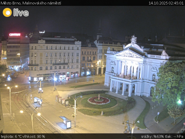 Město Brno - Malinovského náměstí - 14.10.2025 v 02:45 Město Brno - Malinovského náměstí - 14.10.2025 v 02:45