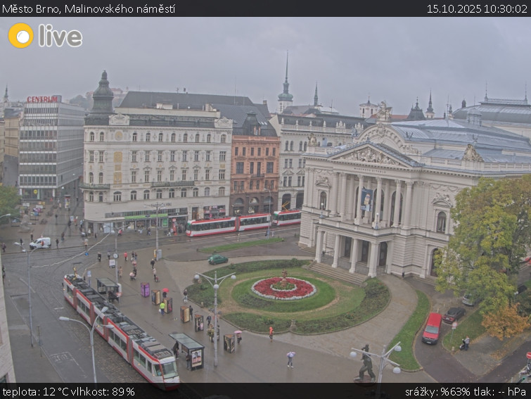 Město Brno - Malinovského náměstí - 15.10.2025 v 10:30 Město Brno - Malinovského náměstí - 15.10.2025 v 10:30