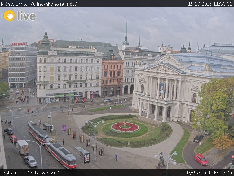 Město Brno - Malinovského náměstí - 15.10.2025 v 11:30 Město Brno - Malinovského náměstí - 15.10.2025 v 11:30