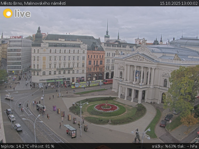 Město Brno - Malinovského náměstí - 15.10.2025 v 13:00 Město Brno - Malinovského náměstí - 15.10.2025 v 13:00
