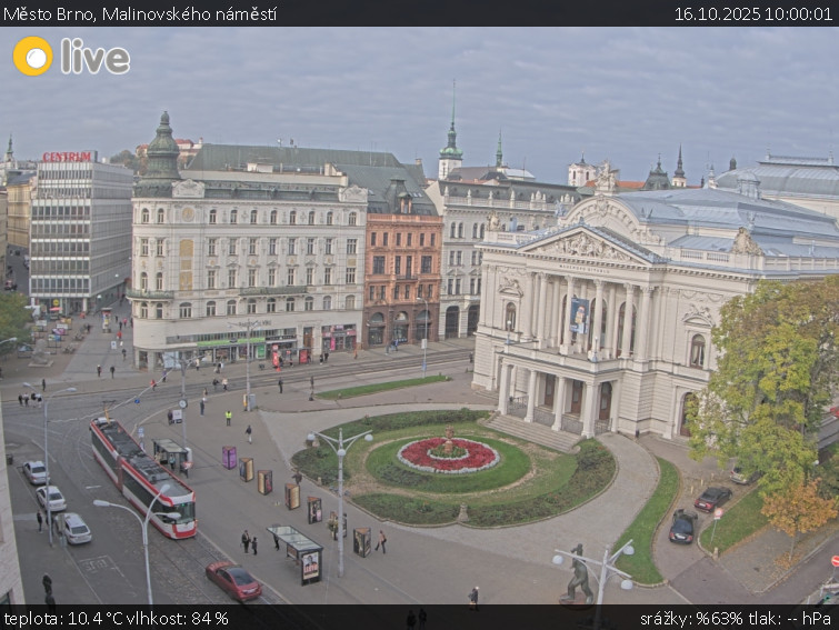 Město Brno - Malinovského náměstí - 16.10.2025 v 10:00 Město Brno - Malinovského náměstí - 16.10.2025 v 10:00