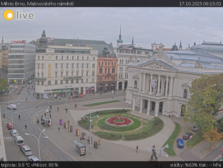 Město Brno - Malinovského náměstí - 17.10.2025 v 08:15 Město Brno - Malinovského náměstí - 17.10.2025 v 08:15