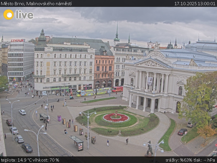 Město Brno - Malinovského náměstí - 17.10.2025 v 13:00 Město Brno - Malinovského náměstí - 17.10.2025 v 13:00