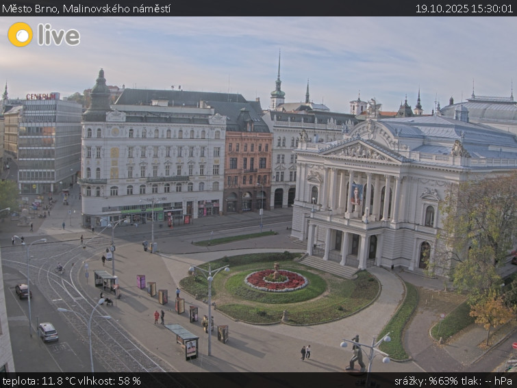 Město Brno - Malinovského náměstí - 19.10.2025 v 15:30 Město Brno - Malinovského náměstí - 19.10.2025 v 15:30
