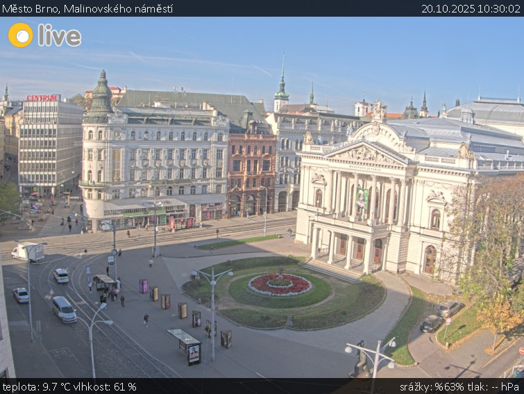 Město Brno - Malinovského náměstí - 20.10.2025 v 10:30 Město Brno - Malinovského náměstí - 20.10.2025 v 10:30