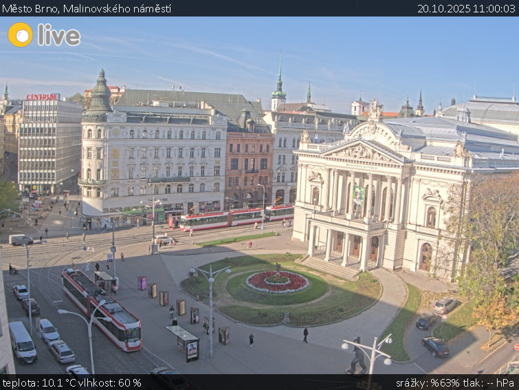 Město Brno - Malinovského náměstí - 20.10.2025 v 11:00 Město Brno - Malinovského náměstí - 20.10.2025 v 11:00