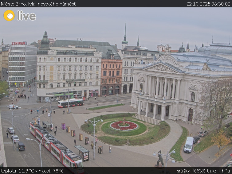 Město Brno - Malinovského náměstí - 22.10.2025 v 08:30 Město Brno - Malinovského náměstí - 22.10.2025 v 08:30
