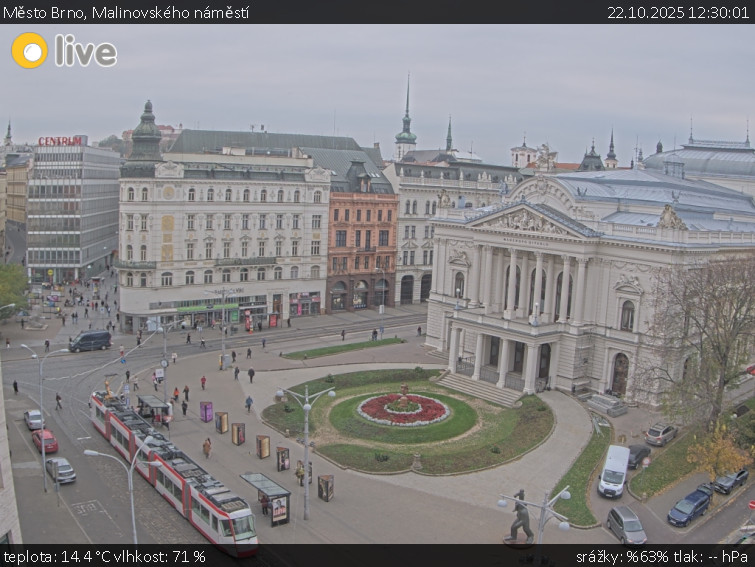 Město Brno - Malinovského náměstí - 22.10.2025 v 12:30 Město Brno - Malinovského náměstí - 22.10.2025 v 12:30