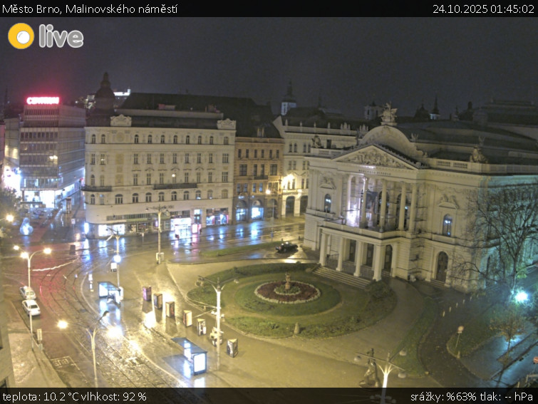 Město Brno - Malinovského náměstí - 24.10.2025 v 01:45 Město Brno - Malinovského náměstí - 24.10.2025 v 01:45