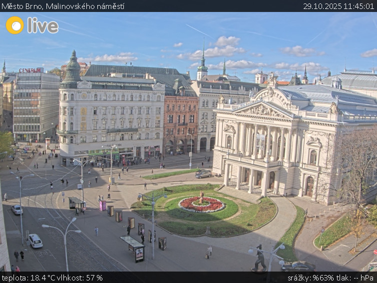 Město Brno - Malinovského náměstí - 29.10.2025 v 11:45 Město Brno - Malinovského náměstí - 29.10.2025 v 11:45