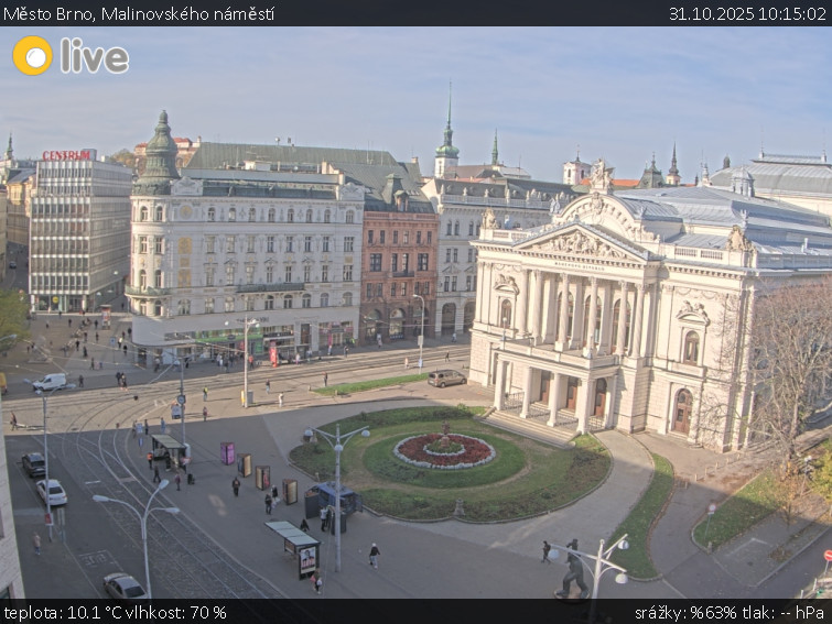 Město Brno - Malinovského náměstí - 31.10.2025 v 10:15 Město Brno - Malinovského náměstí - 31.10.2025 v 10:15