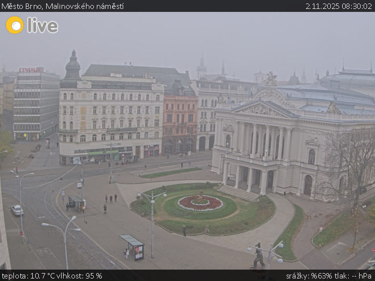 Město Brno - Malinovského náměstí - 2.11.2025 v 08:30 Město Brno - Malinovského náměstí - 2.11.2025 v 08:30
