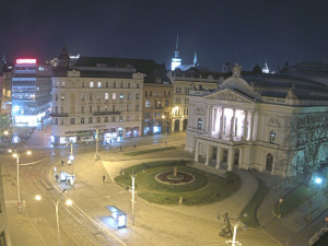 Město Brno - Malinovského náměstí - 4.11.2025 v 20:15 Město Brno - Malinovského náměstí - 4.11.2025 v 20:15