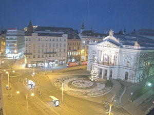 Město Brno - Malinovského náměstí - 5.1.2026 v 07:00 Město Brno - Malinovského náměstí - 5.1.2026 v 07:00