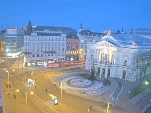 Město Brno - Malinovského náměstí - 5.1.2026 v 07:15 Město Brno - Malinovského náměstí - 5.1.2026 v 07:15