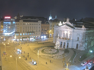 Město Brno - Malinovského náměstí - 5.1.2026 v 17:15 Město Brno - Malinovského náměstí - 5.1.2026 v 17:15