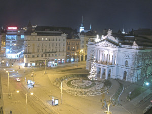 Město Brno - Malinovského náměstí - 5.1.2026 v 18:45 Město Brno - Malinovského náměstí - 5.1.2026 v 18:45