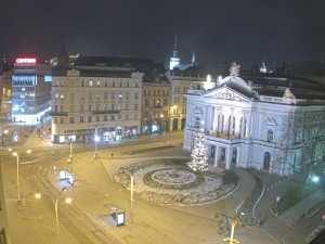 Město Brno - Malinovského náměstí - 5.1.2026 v 20:30 Město Brno - Malinovského náměstí - 5.1.2026 v 20:30