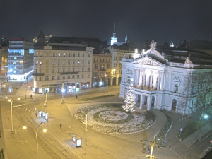 Město Brno - Malinovského náměstí - 5.1.2026 v 20:45 Město Brno - Malinovského náměstí - 5.1.2026 v 20:45