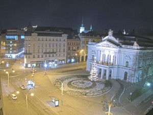 Město Brno - Malinovského náměstí - 5.1.2026 v 23:15 Město Brno - Malinovského náměstí - 5.1.2026 v 23:15