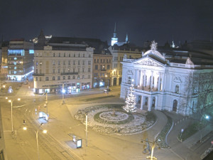 Město Brno - Malinovského náměstí - 5.1.2026 v 23:30 Město Brno - Malinovského náměstí - 5.1.2026 v 23:30