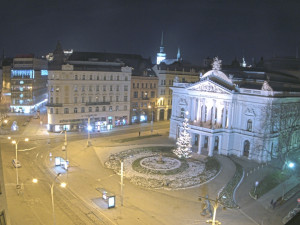 Město Brno - Malinovského náměstí - 5.1.2026 v 23:45 Město Brno - Malinovského náměstí - 5.1.2026 v 23:45