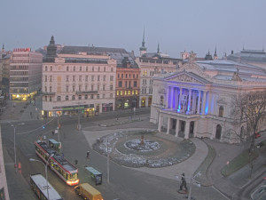 Město Brno - Malinovského náměstí - 19.2.2026 v 06:45 Město Brno - Malinovského náměstí - 19.2.2026 v 06:45