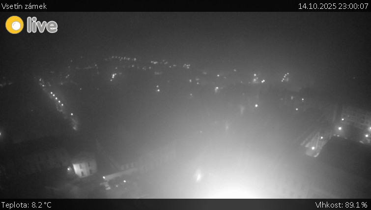 Město Vsetín - Vsetín zámek - 14.10.2025 v 23:00 Město Vsetín - Vsetín zámek - 14.10.2025 v 23:00