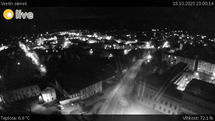 Město Vsetín - Vsetín zámek - 18.10.2025 v 23:00 Město Vsetín - Vsetín zámek - 18.10.2025 v 23:00