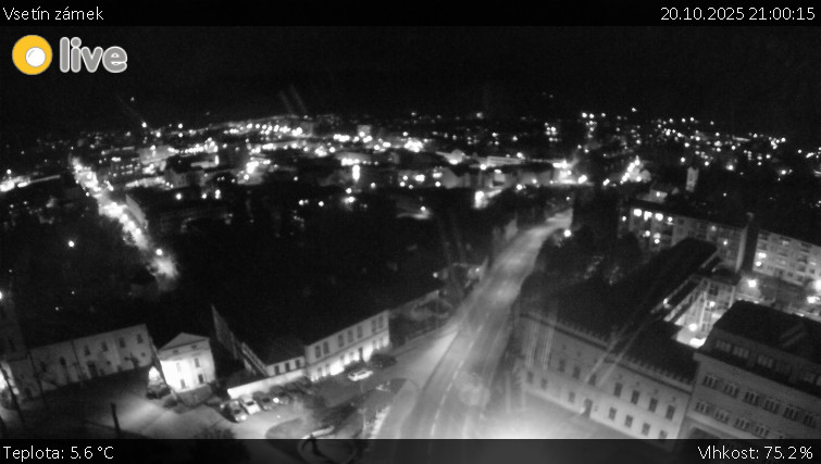 Město Vsetín - Vsetín zámek - 20.10.2025 v 21:00 Město Vsetín - Vsetín zámek - 20.10.2025 v 21:00