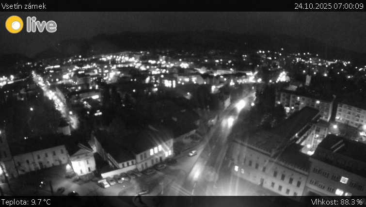 Město Vsetín - Vsetín zámek - 24.10.2025 v 07:00 Město Vsetín - Vsetín zámek - 24.10.2025 v 07:00