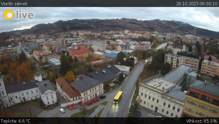 Město Vsetín - Vsetín zámek - 28.10.2025 v 06:30 Město Vsetín - Vsetín zámek - 28.10.2025 v 06:30