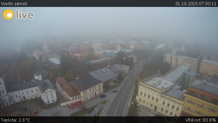 Město Vsetín - Vsetín zámek - 31.10.2025 v 07:30 Město Vsetín - Vsetín zámek - 31.10.2025 v 07:30