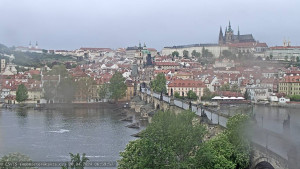 Město Praha - Pražský hrad, Karlův most, Vltava - 20.4.2024 v 07:00