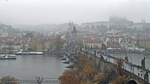 Město Praha - Pražský hrad, Karlův most, Vltava - 2.11.2025 v 10:45 Město Praha - Pražský hrad, Karlův most, Vltava - 2.11.2025 v 10:45